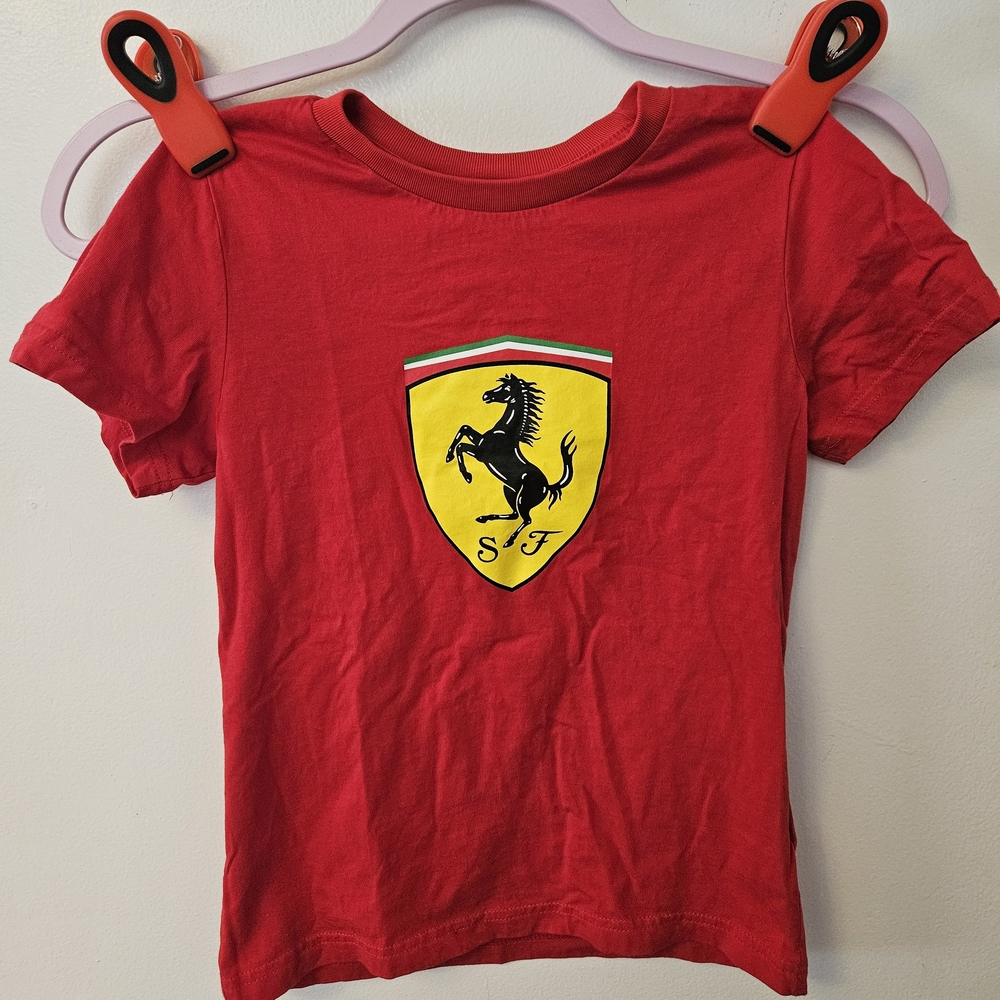 Ferrari NWOT Kids Vibrant Red T-Shirt